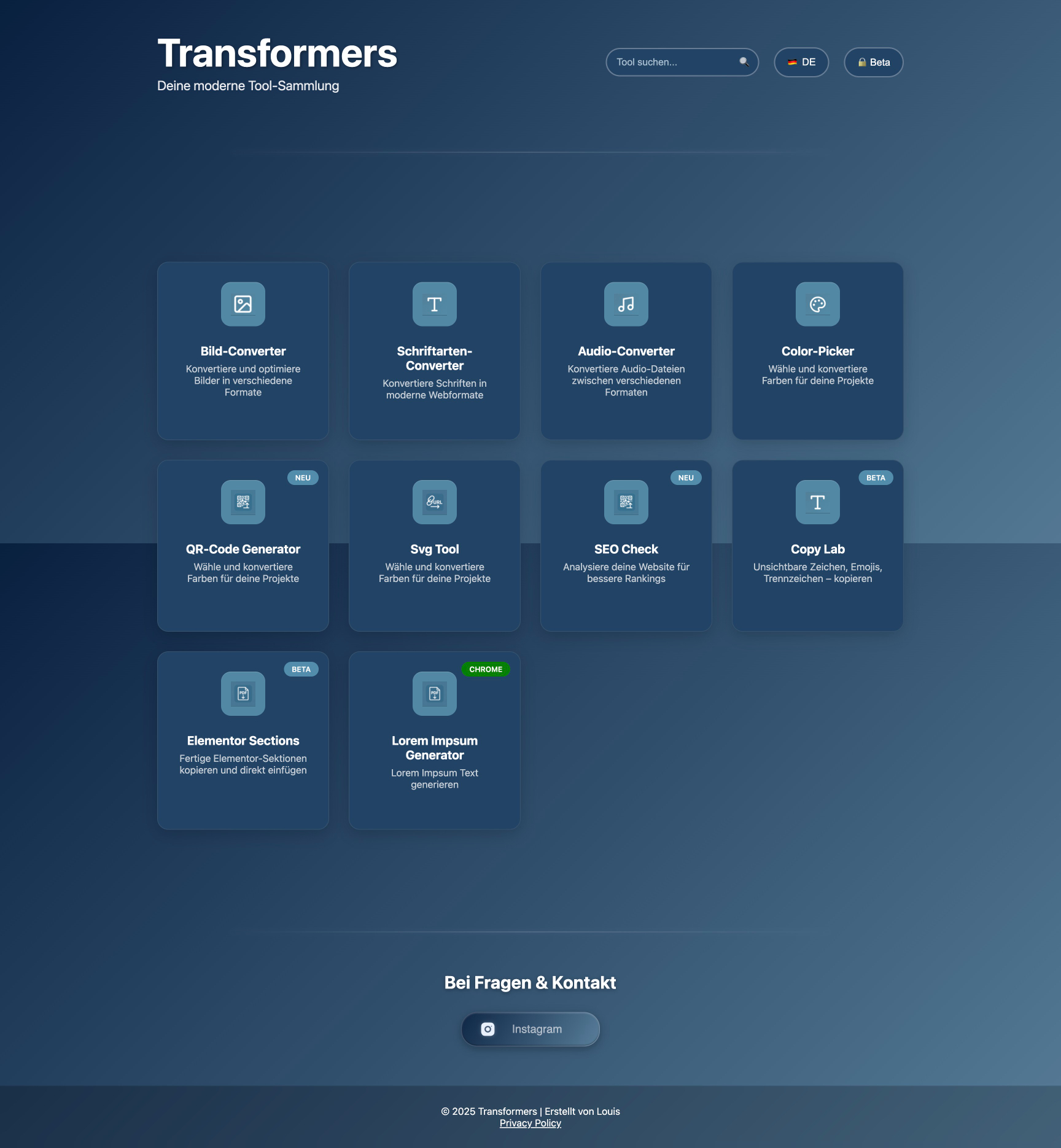 Transformer preview